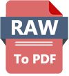 RAW to PDF